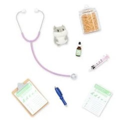 Our Generation Daya with Plush Hamster 18" Pet Care Vet Doll -Little Doll World Shop unnamed file 1044