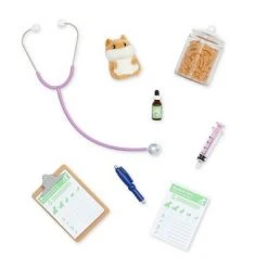 Our Generation Noemie with Plush Hamster 18" Pet Care Vet Doll -Little Doll World Shop unnamed file 1059