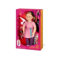 Our Generation Drew with Storybook 18" Poseable Hair Stylist Doll -Little Doll World Shop unnamed file 1090