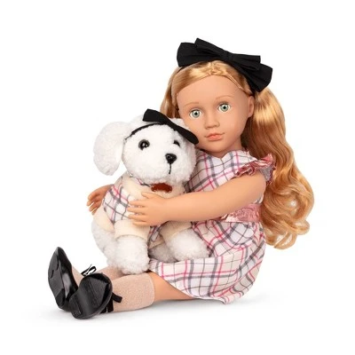 Our Generation Callista with Dog Plush Styles 18" Matching Doll & Pet Set 4 Our Generation Callista with Dog Plush Styles 18" Matching Doll & Pet Set - Image 2