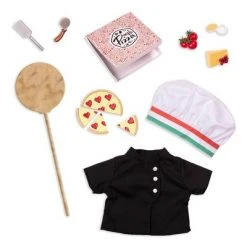 Our Generation Posable 18" Pizza Chef Doll with Storybook - Francesca -Little Doll World Shop unnamed file 1136