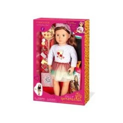 Our Generation Posable 18" Pizza Chef Doll with Storybook - Francesca -Little Doll World Shop unnamed file 1137