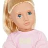 Our Generation Reid with Pink Sweater Dress 18" Fashion Doll