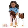 Our Generation 18" Equestrian Doll & Horse Set - Daveen with Foal -Little Doll World Shop unnamed file 1170