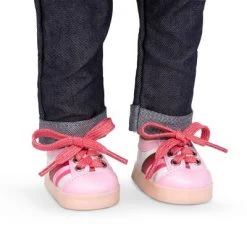 Our Generation Pink Light-Up Shoes for 18" Dolls - Rainbow Delight