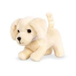 Our Generation Pet Dog Plush with Posable Legs - Golden Retriever Pup