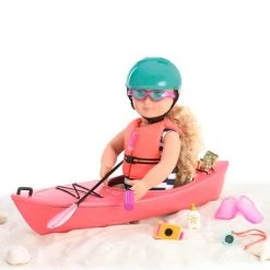 Our Generation Kayak Adventure Sports Accessory Set for 18" Dolls