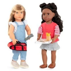 Our Generation Play Food Pizza Delivery Set for 18" Dolls - Order's Up