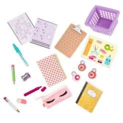 Our Generation Classroom Cool School Locker Accessory Set for 18" Dolls -Little Doll World Shop unnamed file 35