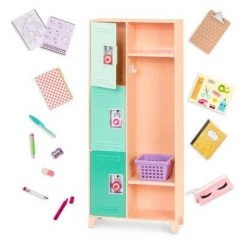Our Generation Classroom Cool School Locker Accessory Set for 18" Dolls -Little Doll World Shop unnamed file 36
