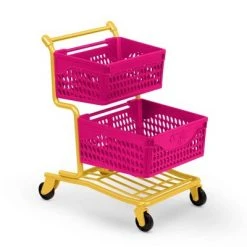Our Generation Grocery Day Shopping Cart Pink & Yellow Accessory Set for 18" Dolls -Little Doll World Shop unnamed file 414