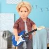 Our Generation 18" Boy Doll Outfit with Electric Guitar - Plaid to Rock -Little Doll World Shop unnamed file 532