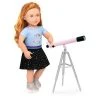 Our Generation Science Outfit with Pink Telescope for 18" Dolls - Hidden in the Stars -Little Doll World Shop unnamed file 570