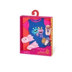 Our Generation Pajama Outfit for 18" Dolls - Snuggle Monster -Little Doll World Shop unnamed file 575