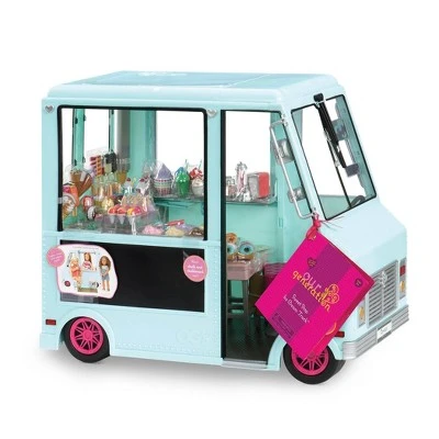 Our Generation Sweet Stop Ice Cream Truck with Electronics for 18" Dolls - Light Blue 12 Our Generation Sweet Stop Ice Cream Truck with Electronics for 18" Dolls - Light Blue - Image 10