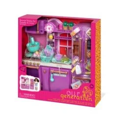 Our Generation Kitchen Accessory with Play Food for 18" Dolls - Gourmet Kitchen Playset - Lilac -Little Doll World Shop unnamed file 691