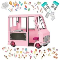 Our Generation Sweet Stop Ice Cream Truck - Pink 18 Our Generation Sweet Stop Ice Cream Truck - Pink -Little Doll World Shop unnamed file 739