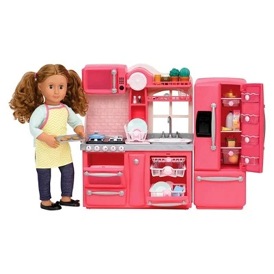 Our Generation Gourmet Kitchen Accessory Set - Pink 3 Our Generation Gourmet Kitchen Accessory Set - Pink
