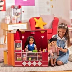 Our Generation Movie Theater Playset with Electronics for 18" Dolls - OG Cinema