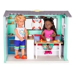 Our Generation Seaside Beach House Playset for 18" Dolls