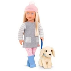 Our Generation 18" Doll & Pet Travel Set - Meagan & Passenger Pets Bundle -Little Doll World Shop unnamed file 794