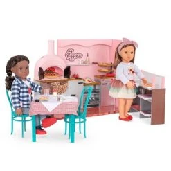 Our Generation Easy Cheesy Pizzeria Restaurant Accessory Playset for 18" Dolls -Little Doll World Shop unnamed file 817
