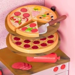 Our Generation Easy Cheesy Pizzeria Restaurant Accessory Playset for 18" Dolls -Little Doll World Shop unnamed file 820