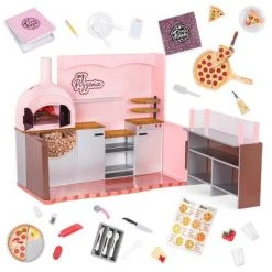 Our Generation Easy Cheesy Pizzeria Restaurant Accessory Playset for 18" Dolls -Little Doll World Shop unnamed file 823