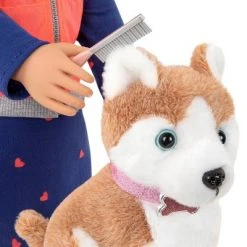 Our Generation Leslie with Plush Dog Husky 18" Doll & Pet Set -Little Doll World Shop unnamed file 851
