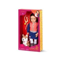 Our Generation Leslie with Plush Dog Husky 18" Doll & Pet Set -Little Doll World Shop unnamed file 852