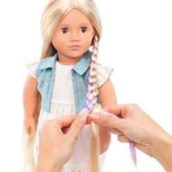 Our Generation Phoebe with Hair Clips & Styling Book 18" Hair Grow Doll -Little Doll World Shop unnamed file 860