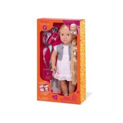 Our Generation Phoebe with Hair Clips & Styling Book 18" Hair Grow Doll -Little Doll World Shop unnamed file 864