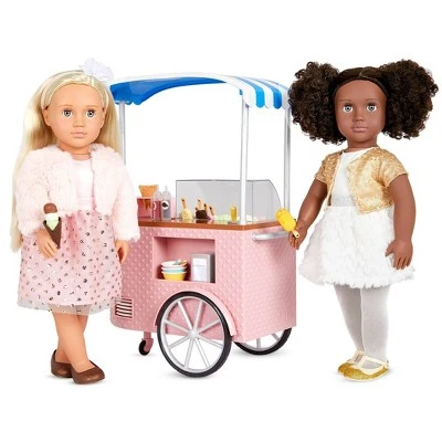 Our Generation Two Scoops Ice Cream Cart Accessory Set for 18" Dolls 4 Our Generation Two Scoops Ice Cream Cart Accessory Set for 18" Dolls - Image 2