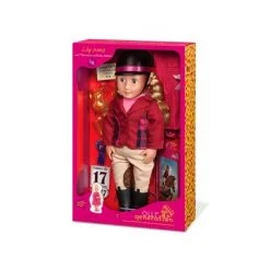 Our Generation Lily Anna with Horseback Riding Outfit & Book 18" Posable Doll -Little Doll World Shop unnamed file 906