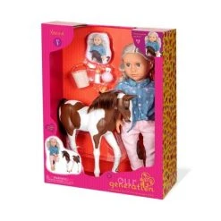 Our Generation 18" Equestrian Doll & Horse Set - Yanira with Foal -Little Doll World Shop unnamed file 911