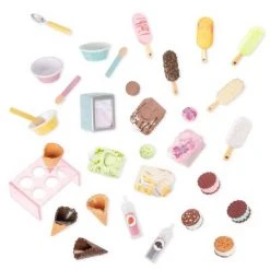 Our Generation Two Scoops Ice Cream Cart Accessory Set for 18" Dolls 11 Our Generation Two Scoops Ice Cream Cart Accessory Set for 18" Dolls -Little Doll World Shop unnamed file 93