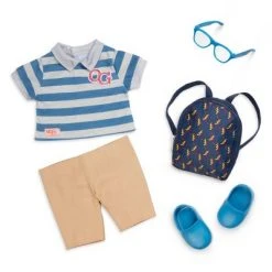 Our Generation 18" Boy Doll with School Bag - Leo -Little Doll World Shop unnamed file 946